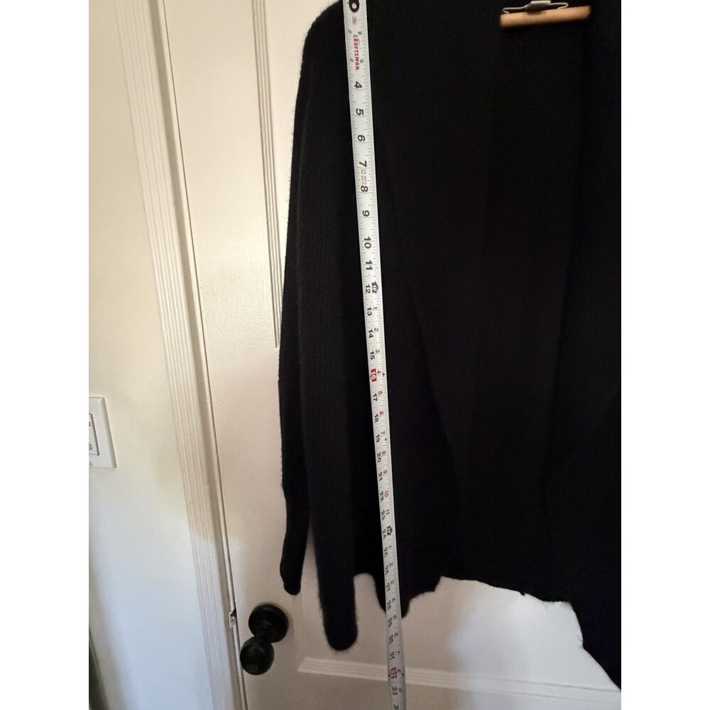 White + Warren Essential Sage or Pale Green‎ 100% Cashmere Trapeze Cardigan - Picture 6 of 7